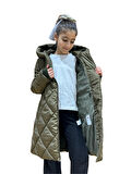 Kız Çocuk Kapüşonlu Kaban 51329