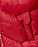 Kız Bebek Kapüşonlu Fermuarlı Şişme Mont 51351