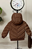 Erkek Bebek Kapüşonlu Kışlık Mont 51332