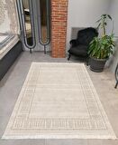Hitit Kesme Yolluk Halısı 80x200 Lidya Lüx 6351 Krem