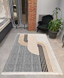 Hitit Kesme Salon Halısı 200x290 Lidya Lüx 6444 Vizon