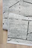 Kreasyon Halı Yolluk Halısı 80x150 Kadifem KD002 Gri