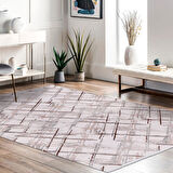 İpek Halı Kişiye Özel Ölçü Yolluk Halısı 100x600 Anisa 15952 Pembe