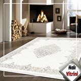 Dinarsu Oval Halısı Klasik 80x150 Gold GD001 670 Krem