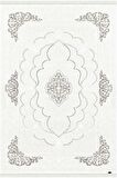 Dinarsu Oval Oda Halısı Klasik 80x150 Gold GD004 695 Krem