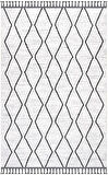 İpek Halı Özel Ölçü Oda Halısı 120x350 Lupin 18561 Beyaz