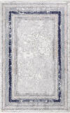 Padişah Halı Kişiye Özel Ölçü Yolluk Halısı 80x350 Eternity 31972 030 Mavi