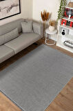 Kreasyon Halı Kişiye Özel Ölçü Oda Halısı 120x180 Ecoloop EC002 Gri