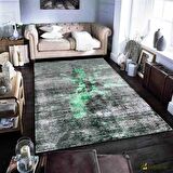Hitit Yolluk Halısı Modern 80x300 Lidya Lüx 4078 Yeşil