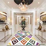 Hitit Yolluk Halısı Modern 80x140 Lidya Lüx 4015 Çok Renkli