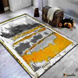 Hitit Yolluk Halısı Modern 80x140 Lidya Lüx 4056 Sarı