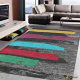 Hitit Yolluk Halısı Modern 80x140 Lidya Lüx 4135 Gri