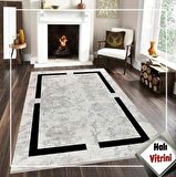 Dinarsu Yolluk Halısı Modern 80x150 Electra 34218 090 Siyah