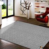 Hitit Salon Halısı Modern 180x280 Lidya Lüx 4002 Gri