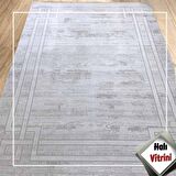 Merinos Salon Halısı Modern 200x290 Bamboo Lavi 34666 095 Gri