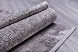 Kreasyon Kesme Yolluk Halısı Modern 80x400 Biblos 9300 Gri