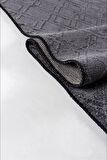 Kreasyon Halı Kesme Oda Halısı 120x300 Wellsoft A0042 Siyah