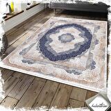 Padişah Halı Yolluk Halısı 100x200 Santo 31882 035 Lacivert Kahve Bej