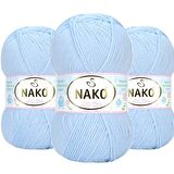 Nako Cici Bio Örgü Ipi Bebe Yünü 100 Gr. 1900 3 Adet
