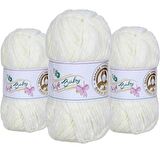 Ören Bayan Soft Baby Kadife Örgü Ipi 100 Gr. 502 3 Adet