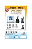 Kanguru S 4120 Uyumlu Süpürge Bez Toz Torbası 25 Adet