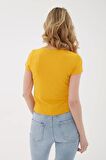 Kısa Kollu T-Shirt Sarı / Yellow