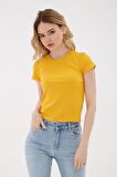 Kısa Kollu T-Shirt Sarı / Yellow