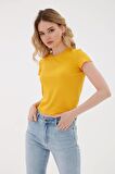 Kısa Kollu T-Shirt Sarı / Yellow