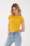 Kısa Kollu T-Shirt Sarı / Yellow