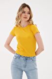 Kısa Kollu T-Shirt Sarı / Yellow