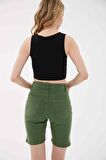 Kolsuz Crop Bluz Siyah / Black