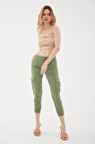Kargo Cep Jogger Pantolon Yeşil