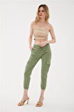 Kargo Cep Jogger Pantolon Yeşil
