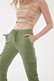 Kargo Cep Jogger Pantolon Yeşil