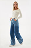 Denim Pantolon Mavi