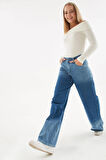 Denim Pantolon Mavi