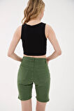 Kolsuz Crop Bluz Siyah