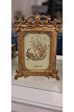 Şık Klasik Hediyelik Nostalji Gold Çerçeve