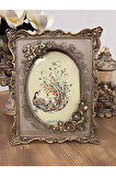 Klasik Hediyelik Çiçekli Çerçeve
