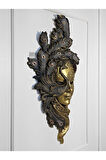 Dekoratif Maske Pano Duvar Heykel (53X26CM)