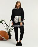 Nursima Triko Detaylı Fermuarlı Spor İkili Takım - 70078 - Lacivert