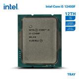 INTEL Alder Lake i5 12400F Tray VGA'sız Fansız 6 Cores 2,50/4.40Ghz 18MB LGA1700