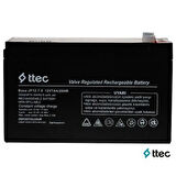 TTEC Base 7AH 12v Kuru Tip Güvenlik Aküsü