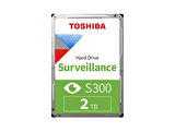 TOSHIBA S300  2 TB 5400RPM 128MB 7/24 DVR,NVR için Güvenlik HDD