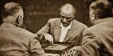 Movas Sanat Atatürk ve Arkadaşları Tavla  Elmas Mozaik Tablo/Mozaik Puzzle 50x35cm E20202555M