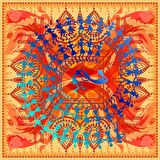 Movas Sanat Hindistan Sakinlerinin Kırsal Yaşamı Elmas Mozaik Tablo / Mozaik Puzzle 52x52cm E2020162