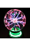 Plasma Storm Lamp - Müzikli Işıklı Plazma Küre Sihirli Cadı Küresi Plazma Küre Gece Lambası