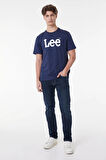 Lightweight SS Wobbly Logo Crew Neck Bisiklet Yaka T-shirt Green Mist