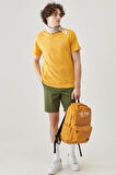 Lightweight SS Small Logo Crew Neck Bisiklet Yaka T-shirt Yellow