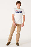 Lightweight SS 3Color Logo Crew Neck Bisiklet Yaka T-shirt Off White